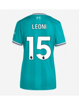 Zenske Futbalové oblečenie Liverpool Giovanni Leoni #15 2025-26 Krátky Rukáv - Tretina